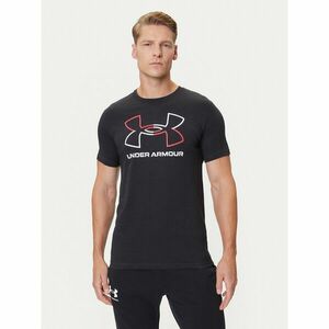 Under Armour Póló Ua Gl Foundation Update Ss 1382915-001 Fekete Loose Fit kép