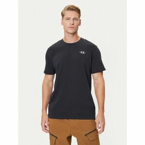 Under Armour Póló Ua Hw Lc Patch Ss 1382902-001 Fekete Loose Fit kép