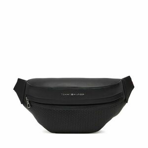Övtáska Tommy Hilfiger Th Woven Bum Bag AM0AM13634 Fekete kép