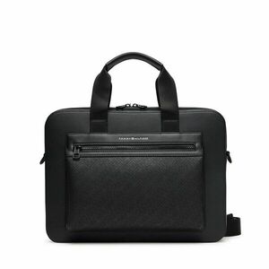 Laptoptáska Tommy Hilfiger Th Monogram Computer Bag AM0AM13835 Fekete kép