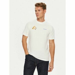 Off-White Póló OMAA027T22JER0070145 Fehér Regular Fit kép