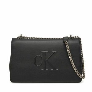 Táska Calvin Klein Jeans Sculpted Ew Flap Conv Chain LV04K3035G Fekete kép