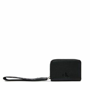 Kis női pénztárca Calvin Klein Jeans Ultralight Md Zip W/ Wristlet LV04K1024G Fekete kép