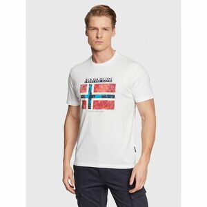 Napapijri Póló S-Guiro NP0A4H22 Fehér Regular Fit kép
