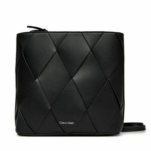 Táska Calvin Klein Ck Woven Square Crossbody K60K612991 Fekete kép