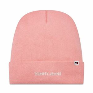 Sapka Tommy Jeans Tjw Linear Logo Beanie AW0AW15843 Rózsaszín kép