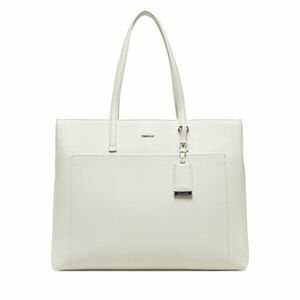 Táska Calvin Klein Ck Must Medium Shopper W/Pocket K60K613019 Ekru kép