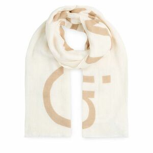 Sál Calvin Klein Bold Logo Cotton Hemp Scarf K60K612975 Ekru kép