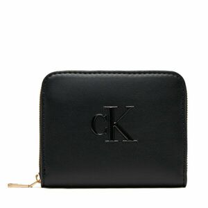 Kis női pénztárca Calvin Klein Raised Ck Medium Zip LV04F1026G Fekete kép