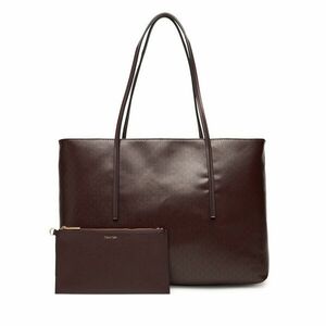 Táska Calvin Klein Emblem Aop Tote W/ Pouch LV04F3266G Bordó kép