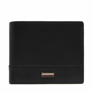 Nagyméretű férfi pénztárca Tommy Hilfiger Th Corp Cc Flap And Coin AM0AM13246 Fekete kép