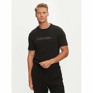 Calvin Klein Póló Raised Line Logo K10K113587 Fekete Regular Fit kép