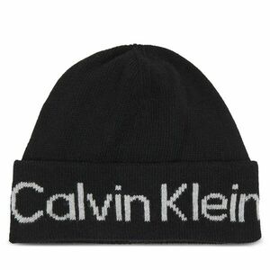 Sapka Calvin Klein Logo Reverso Tonal Beanie K60K611151 Fekete kép