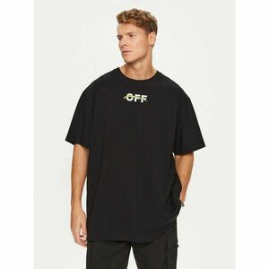 Off-White Póló OMAA038F22JER0071001 Fekete Regular Fit kép
