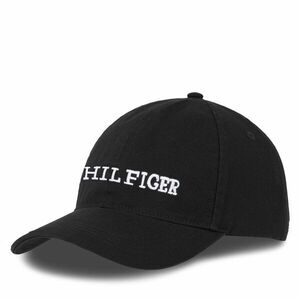 Baseball sapka Tommy Hilfiger Th Monotype Soft 6 Panel Cap AM0AM12154 Fekete kép