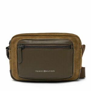 Válltáska Tommy Hilfiger Th Casual Suede Camera Bag AM0AM13231 Zöld kép
