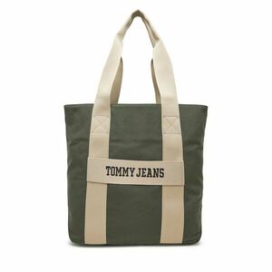 Táska Tommy Jeans Retro Cool Tote AM0AM13278 Khaki kép