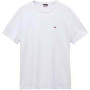 Rövid ujjú pólók Napapijri Salis Sum T-Shirt White kép