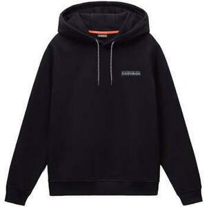 Pulóverek Napapijri Back Graphic Hoodie Black kép
