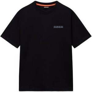 Rövid ujjú pólók Napapijri Back Graphic T-Shirt Black kép