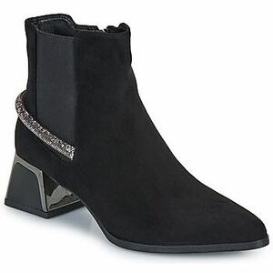 Bokacsizmák Exé Shoes P1811-T941-FABRIC-BLACK kép