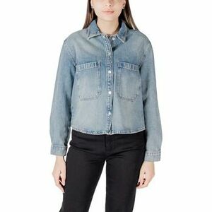 Ingek / Blúzok Only ONLCASSIE LS OVS DNM SHIRT DOT 15329891 kép