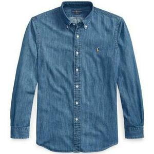 Hosszú ujjú ingek Polo Ralph Lauren Custom Fit Denim Shirt - Navy kép