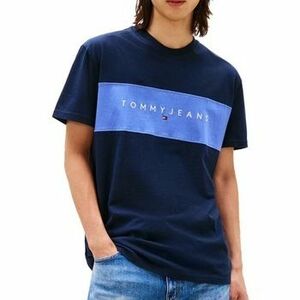 Rövid ujjú pólók Tommy Jeans TJM REG CBLK LINEAR LOGO kép