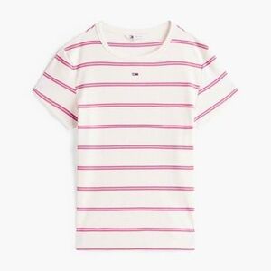 Rövid ujjú pólók Tommy Jeans TJW SLIM ESSENTIAL RIB S kép