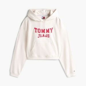 Pulóverek Tommy Jeans TJW BXY CRP VARSITY HOOD kép