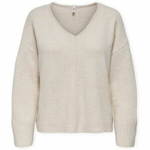 Pulóverek Only Whitney Life Knit - Pumice Stone kép