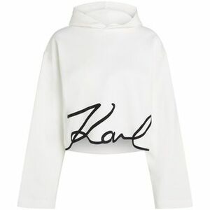 Pulóverek Karl Lagerfeld KARL SIGNATURE HEM HOODIE kép