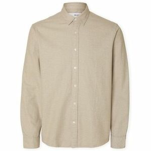 Hosszú ujjú ingek Selected Noos Regnoah Shirt - Egret kép
