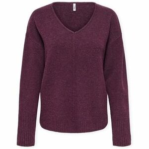 Pulóverek Only Whitney Life Knit - Mauve Wine kép