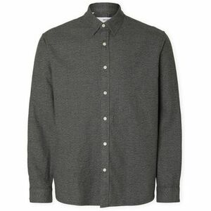 Hosszú ujjú ingek Selected Noos Regnoah Shirt - Gray Flannel kép