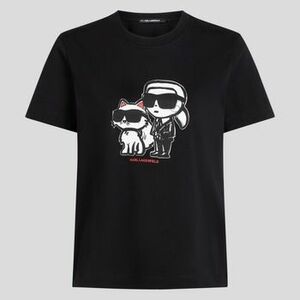 Rövid ujjú pólók Karl Lagerfeld IKON SKETCH DUO T-SHIRT kép