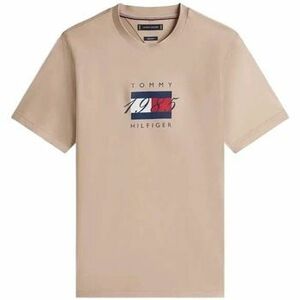 Rövid ujjú pólók Tommy Hilfiger LINEAR FLAG GRAPHIC TEE kép
