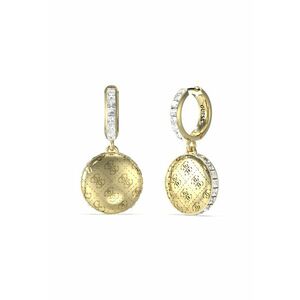 Guess Guess Stílusos, aranyozott fülbevaló cirkónium kövekkel 4G Rising JUBE04267JWYGT/U kép