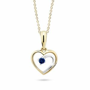 Cutie Diamonds Cutie Diamonds Gyengéd bicolor sárga arany medál zafírral DZ6300-1602-40-SF-X-R1 kép