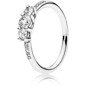 Pandora Pandora Csillogó ezüst gyűrű 196242CZ 54 mm kép