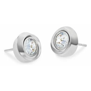 Calvin Klein Calvin Klein Luxus acél fülbevaló kristályokkal Twisted Bezel Solitaire 35000771 kép