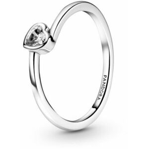 Pandora Pandora Romantikusezüst gyűrű szívvel People 199267C02 52 mm kép
