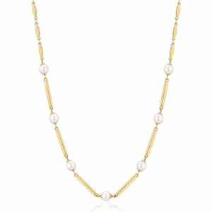 Brosway Brosway Elegáns aranyozott gyöngy nyaklánc Affinity BFF161 kép