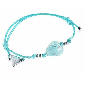 Lampglas Lampglas Türkiz karkötő tiszta ezüsttel Turquoise Caress Lampglas gyönggyel BLH12 kép