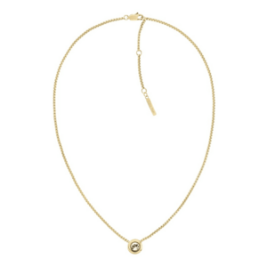 Calvin Klein Calvin Klein Bájos aranyozott nyaklánc Twiste Bezel Solitaire 35000770 kép