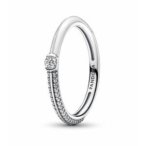 Pandora Pandora Csodaszép ezüst gyűrű cirkónium kövekkel Me 192528C02 50 mm kép