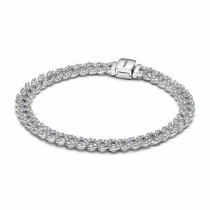 Pandora Pandora Ezüst karkötő kubai láncból Timeless 593008C01 20 cm kép