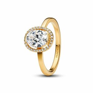 Pandora Pandora Elegáns aranyozott gyűrű cirkónium kövekkel Shine 163554C01 56 mm kép