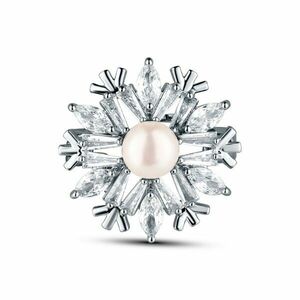 JwL Luxury Pearls JwL Luxury Pearls Bájos hópehely bross gyönggyel JL0874 kép