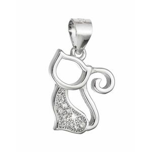 Evolution Group - Pavona Evolution Group - Pavona Játékos ezüst medál Macska cirkónium kövekkel 14037.1 crystal kép